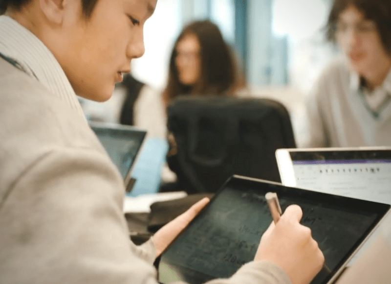 ABHS - Small - Student with laptop